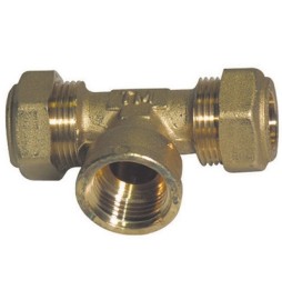 RACCORDO A TEE O-RING FEMMINA TIEMME GAS 1/2 x 16