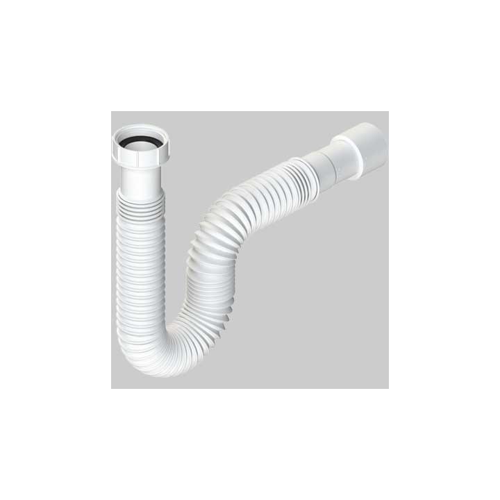 TUBO FLESSIBILE ED ESTENSIBILE ATTACCO CON GHIERA IN PLASTICA 1"1/4 - DN 32-40