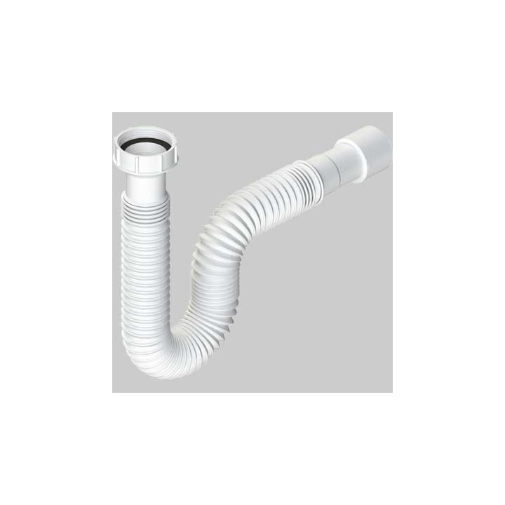 TUBO FLESSIBILE ED ESTENSIBILE ATTACCO CON GHIERA IN PLASTICA 1"1/2 - DN 32-40