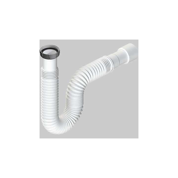 TUBO FLESSIBILE ED ESTENSIBILE ATTACCO CON GHIERA IN ALLUMINIO 1"1/4 - DN 32-40