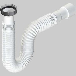 TUBO FLESSIBILE ED ESTENSIBILE ATTACCO CON GHIERA IN ALLUMINIO 1"1/2 - DN 32-40