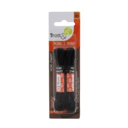 LACCI P/SCARPE TONDI 75 CM 2 PAIA NERO