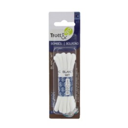 LACCI P/SCARPE BOMBATI 120 CM 1 PAIO BIANCO