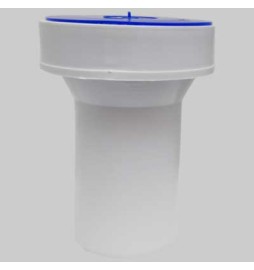 RACCORDO BIANCO WC CON GUARNIZIONE - Ø 90 L 180