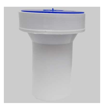 RACCORDO BIANCO WC CON GUARNIZIONE - Ø 90 L 180