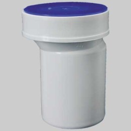 RACCORDO BIANCO WC ECCENTRICO CON GUARNIZIONE - Ø 110 H 180 mm
