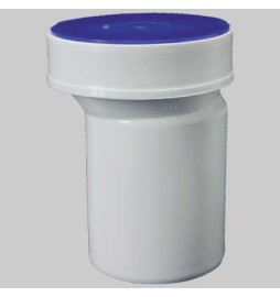 RACCORDO BIANCO WC ECCENTRICO CON GUARNIZIONE - Ø 110 H 180 mm