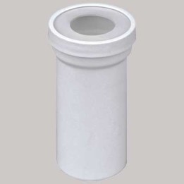 TRONCHETTO WC CON GUARNIZIONE PVC - Ø 100