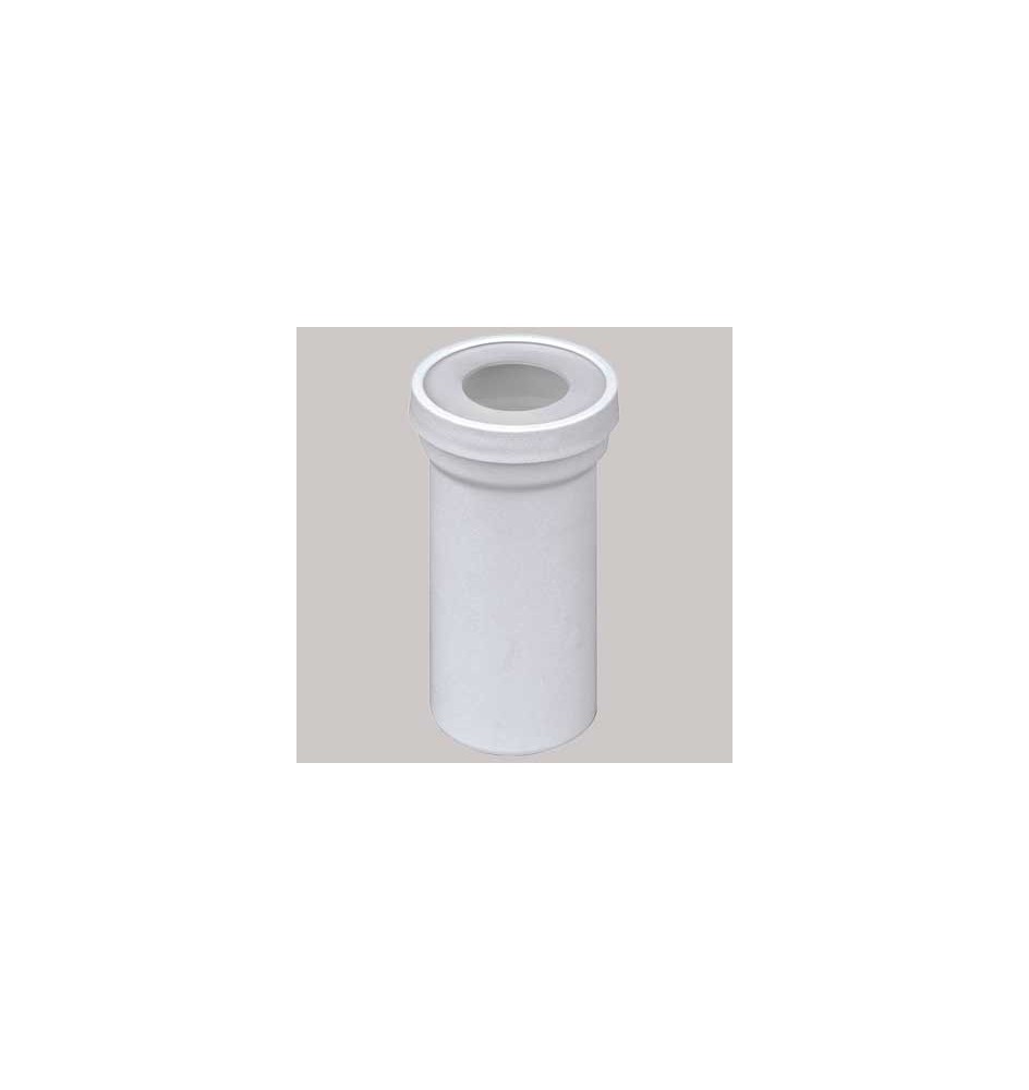 TRONCHETTO WC CON GUARNIZIONE PVC - Ø 100