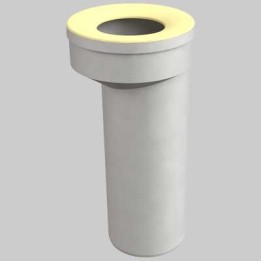 MANICOTTO ECCENTRICO PER WC - U. Ø 110 L. 253 MM