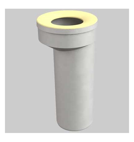 MANICOTTO ECCENTRICO PER WC - U. Ø 110 L. 253 MM