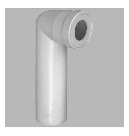 CURVA WC A 90° - U. Ø 90 L 350 MM