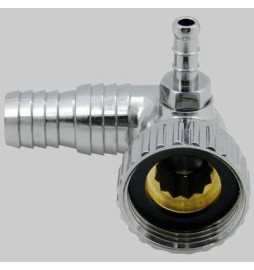 CURVETTA SCARICO LAVATRICE CON ATTACCO ASCIUGATRICE - 1"