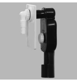 SIFONE INCASSO LAVATRICE COBRA B LUSSO - 40/50 Piastra ABS bianca