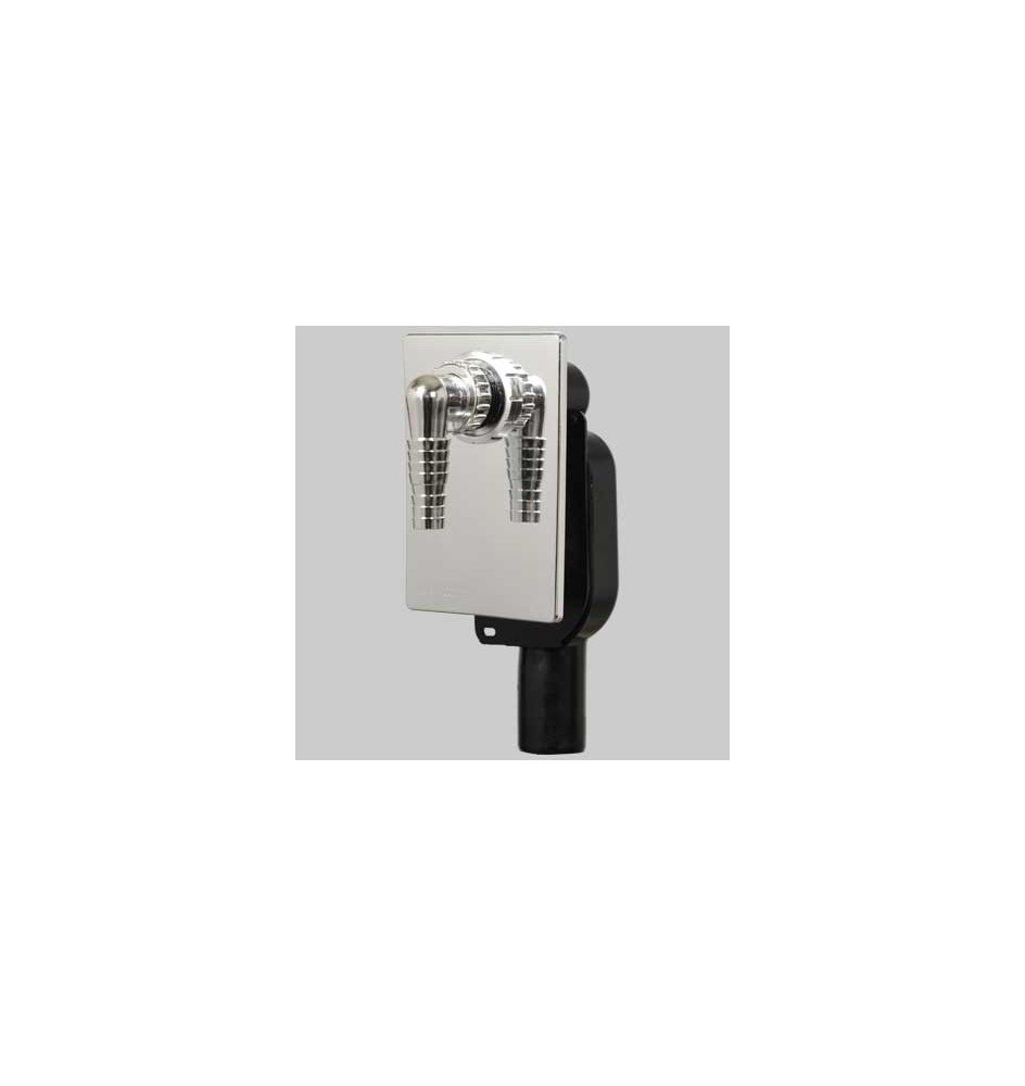 SIFONE INCASSO LAVATRICE COBRA X LUSSO - 40/50 piastra inox