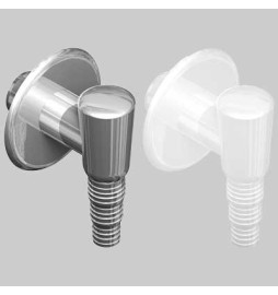 SIFONE IN ABS ESTERNO - Cromato 32 X 40