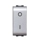LIFE 4009 TEC INTERRUTTORE BIPOLARE ARGENTO SATIN