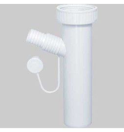 CANOTTO 1 ATTACCO LAVATRICE - 1"1/2 - Ø40