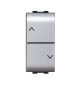 LIFE 4022 TEC DOPPIO PULSANTE P/TAPPAR ARGENTO