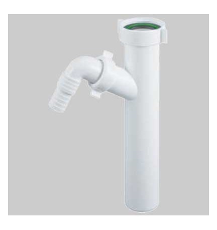 ATTACCO LAVATRICE PVC - 1"1/2 x 40