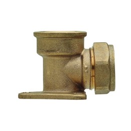 GOMITO FLANGIATO F X FIL RP COMPRESSIONE PER RAME 1/2 x 12