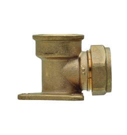 GOMITO FLANGIATO F X FIL RP COMPRESSIONE PER RAME 1/2 x 12