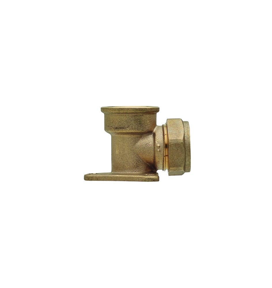 GOMITO FLANGIATO F X FIL RP COMPRESSIONE PER RAME 1/2 x 12