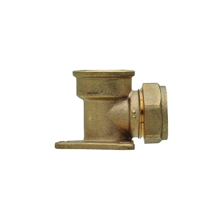 GOMITO FLANGIATO F X FIL RP COMPRESSIONE PER RAME 1/2 x 12