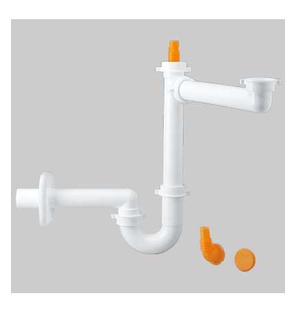 SIFONE 1 VIA 'SPAZIO 1' - 1"1/2 Tubo scarico P.P. Ø 40