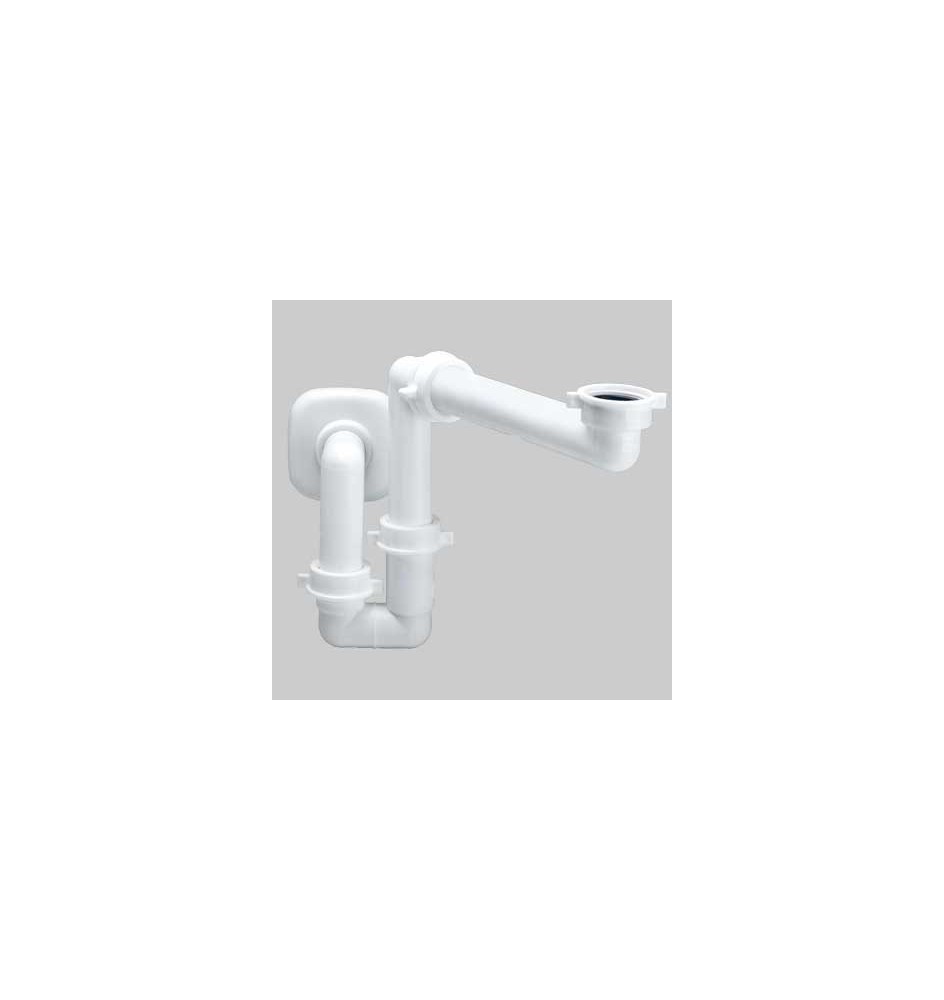 SIFONE SALVASPAZIO PER LAVABO CONSOLLE - 1"1/4 x 32÷40