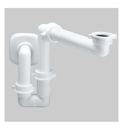 SIFONE SALVASPAZIO PER LAVABO CONSOLLE - 1"1/4 x 32÷40