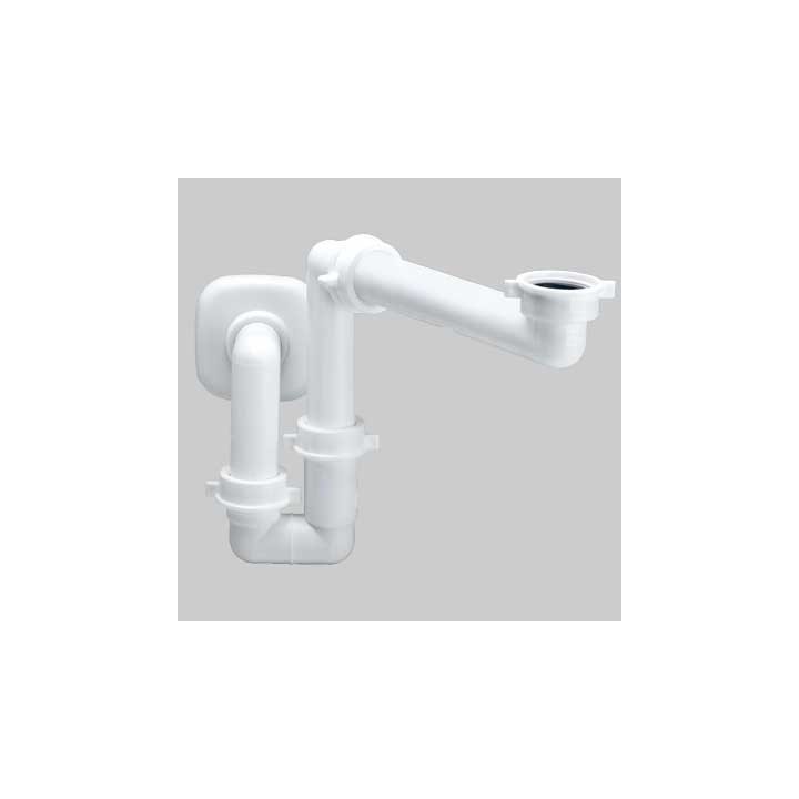 SIFONE SALVASPAZIO PER LAVABO CONSOLLE - 1"1/4 x 32÷40