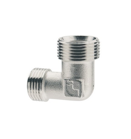 RACCORDO AD " L " MASCHIO 1/2" x 3/4"