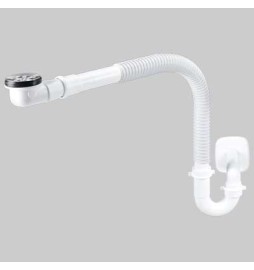 SIFONE SALVA SPAZIO PER LAVABO DISABILE - Scarico Ø 40