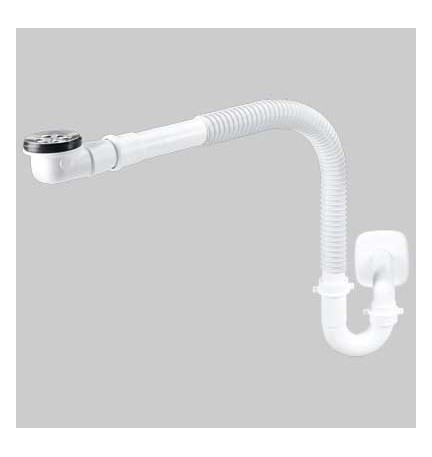 SIFONE SALVA SPAZIO PER LAVABO DISABILE - Scarico Ø 40