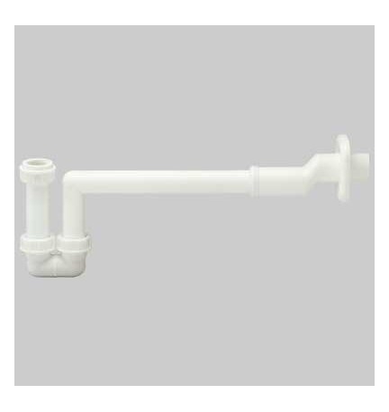 SIFONE eccentrico per bidet sospeso - 1"1/4 x Ø 32 - 40