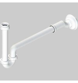 SIFONE PER LAVABO E BIDET AUTOPULENTE CON ECCENTRICO - 1"-1"1/4 x DN 32-40