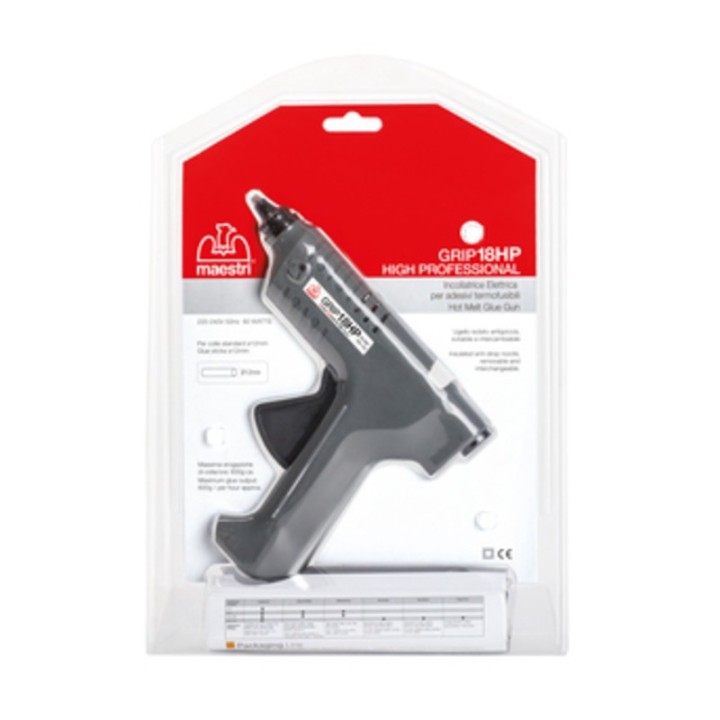 PISTOLA INCOLLATRICE RO-MA GRIP 18HP 60W STICK 12 MM