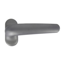 MANIGLIA P/PORTA IN ALLUMINIO SILVER