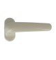 MANIGLIA P/PORTA IN ALLUMINIO BCO PERLA RAL1013