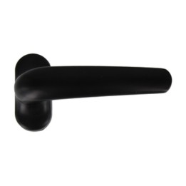 MANIGLIA P/PORTA IN ALLUMINIO NERO