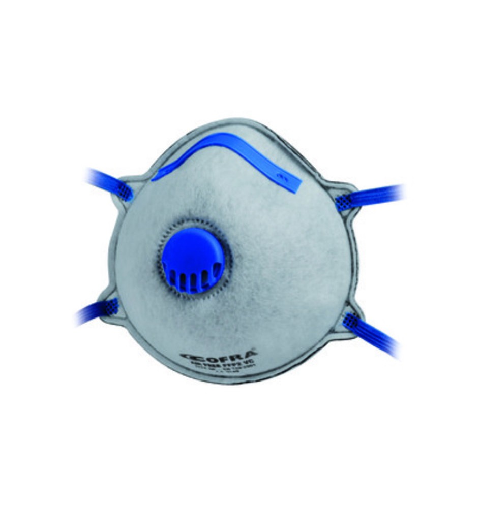 MASCHERINA PROTEZIONE COFRA FFP2 C/VALV CARB M010-K023