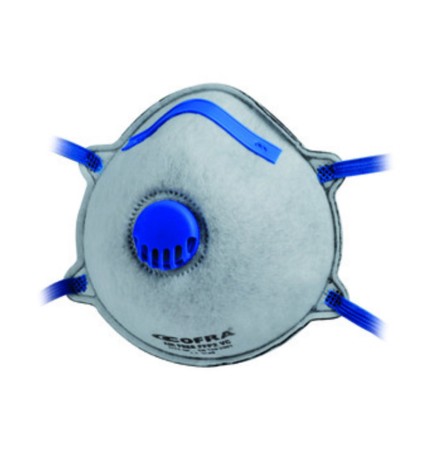 MASCHERINA PROTEZIONE COFRA FFP2 C/VALV CARB M010-K023