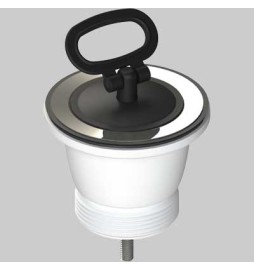 PILETTA IN PVC PER LAVELLI SINTETICI.PORCELLANATI E INOX - 1"1/2