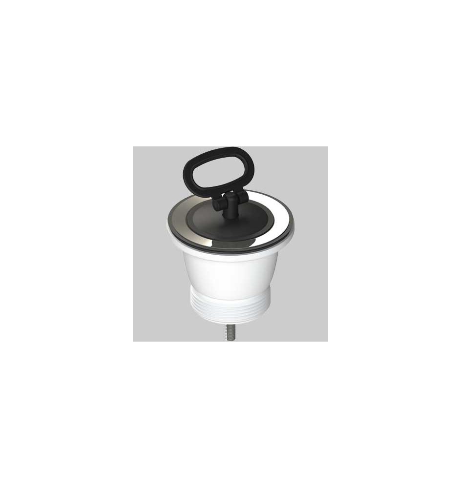 PILETTA IN PVC PER LAVELLI SINTETICI.PORCELLANATI E INOX - 1"1/2