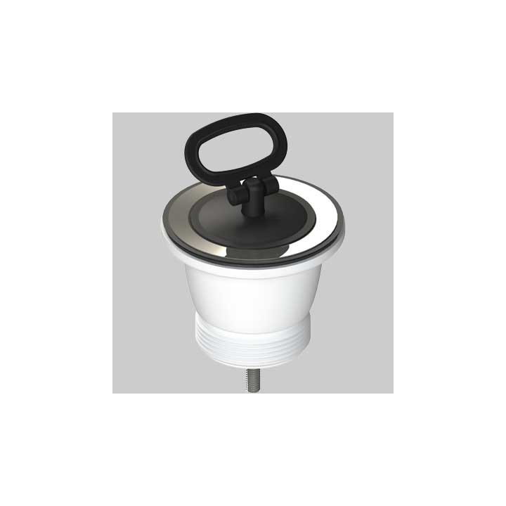 PILETTA IN PVC PER LAVELLI SINTETICI.PORCELLANATI E INOX - 1"1/2