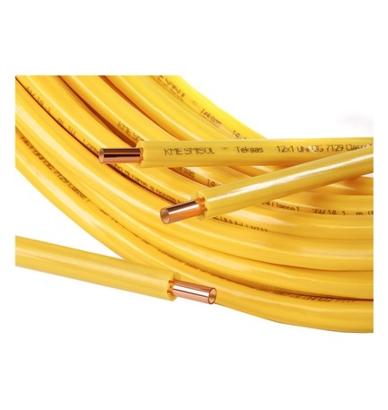 TUBO IN RAME PER GAS "SMISOL TEK GAS" Diam. 14 x 1