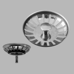 TAPPO A GRIGLIA INOX - Ø 80