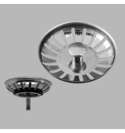 TAPPO A GRIGLIA INOX - Ø 80