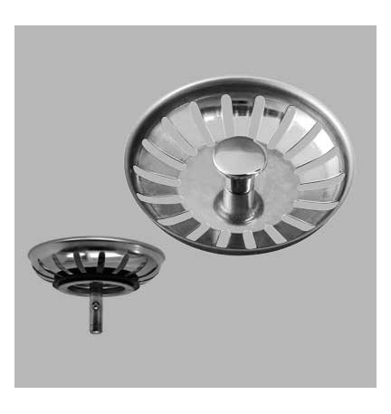 TAPPO A GRIGLIA INOX - Ø 80
